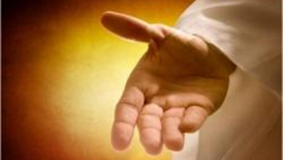God's Hand Reaching Out : God Gives - We Receive